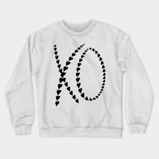 XO Modern Hearts Hugs & Kisses Crewneck Sweatshirt